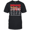 Indians 1896 thank you for the memories shirt