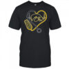 Iowa Hawkeyes Caring Hearts Nurses T-Shirt