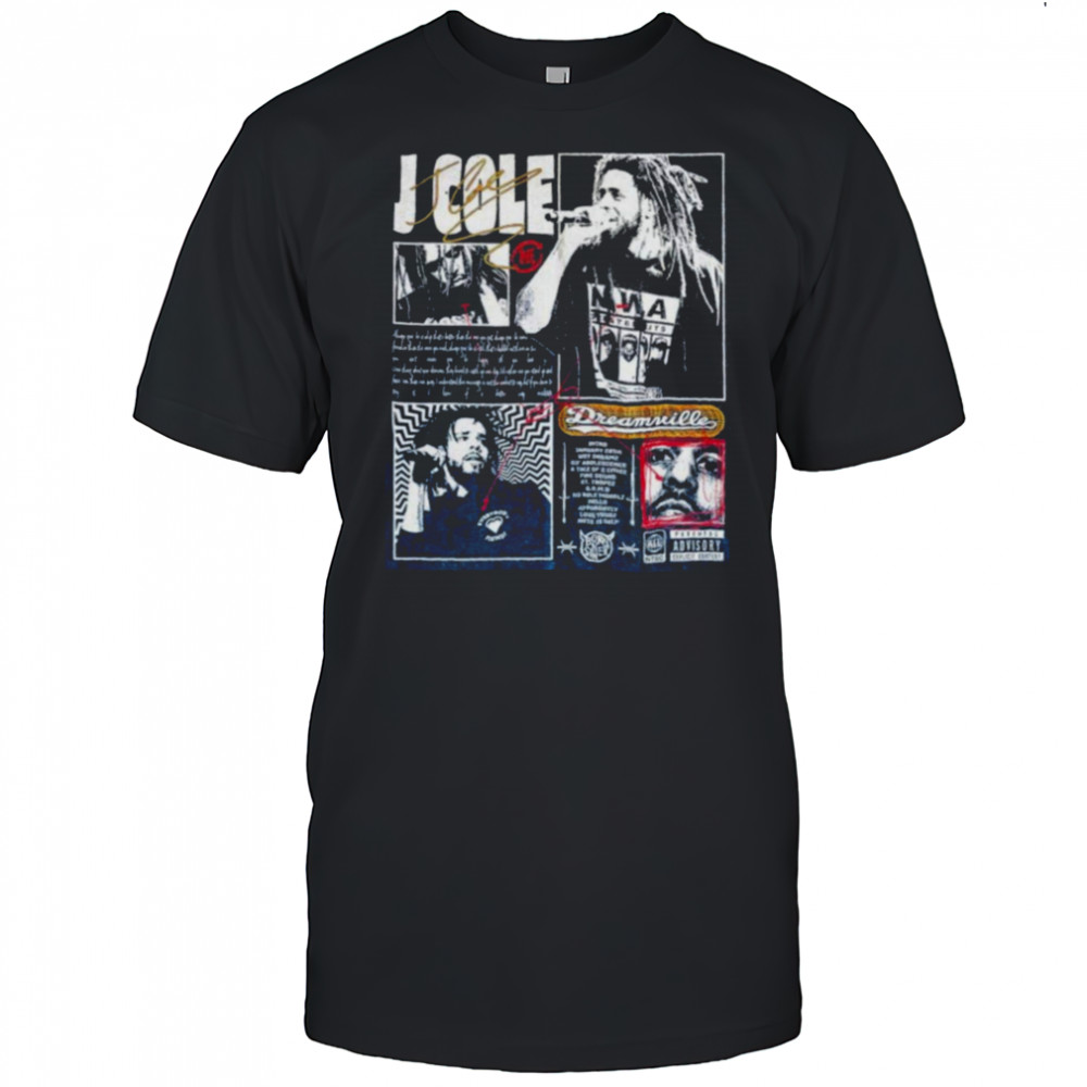 J Cole Faded Washed Hip Hop T Shirt