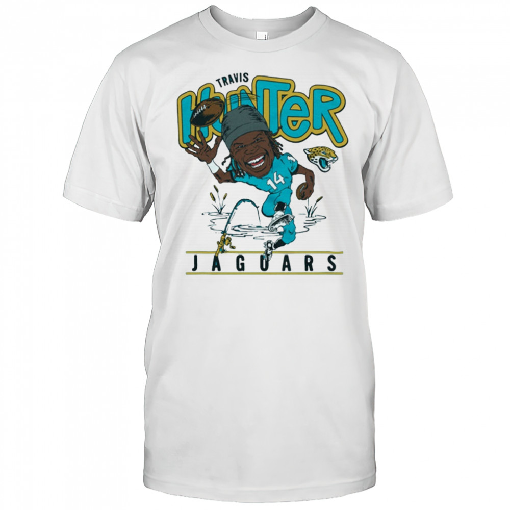Jacksonville Jaguars NFL Football Travis Hunter Caricature 2025 t-shirt