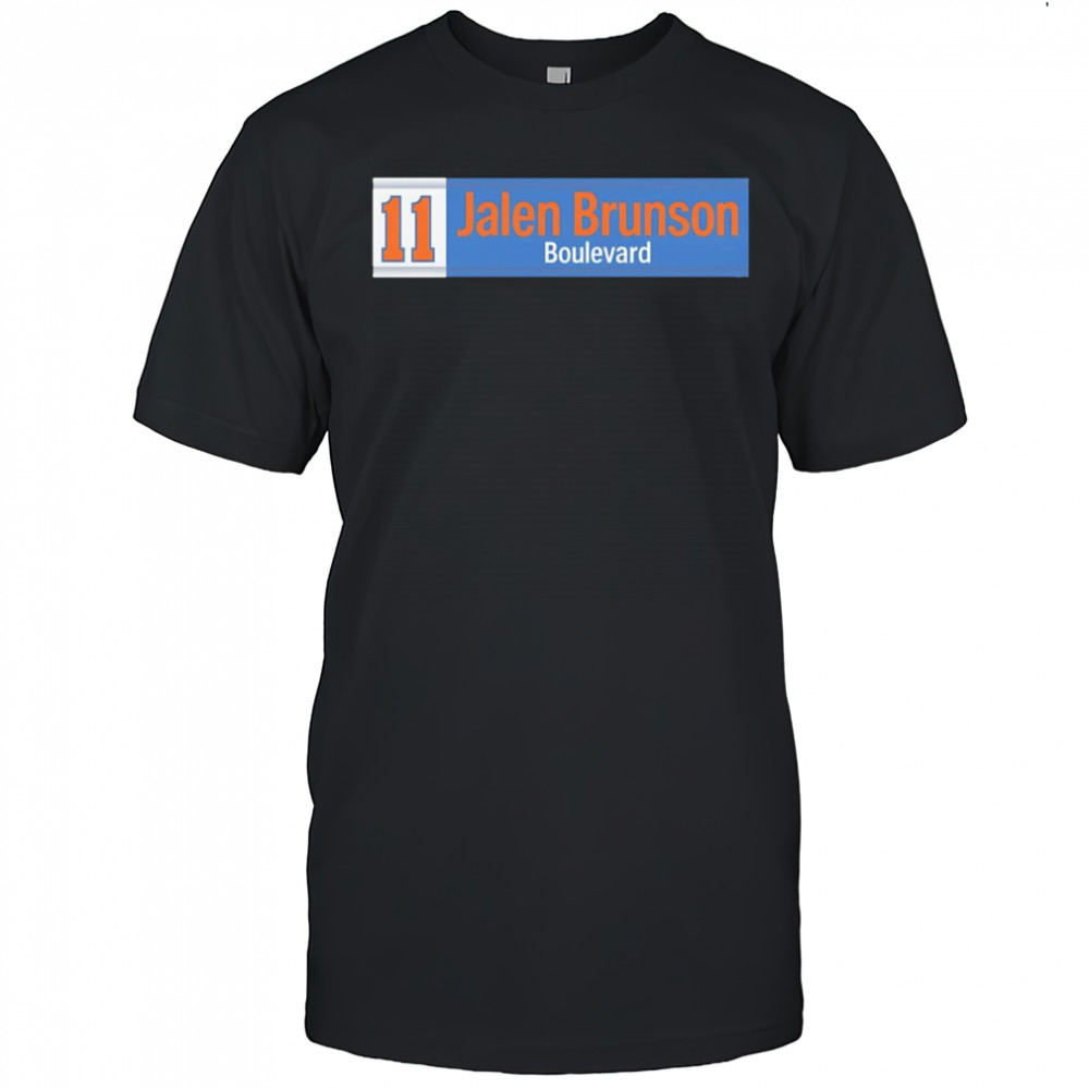 Jalen Brunson BLVD shirt