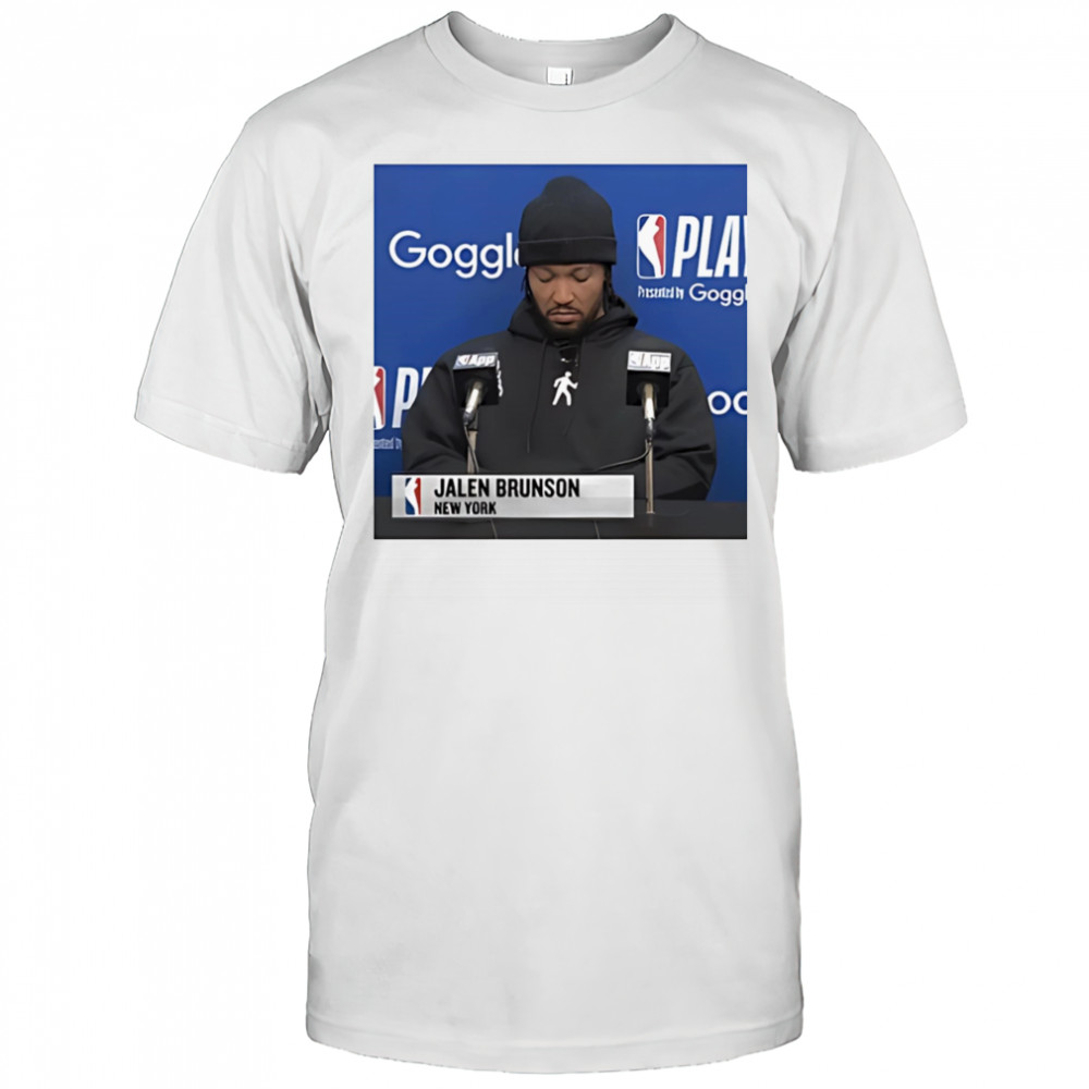 Jalen Brunson Press Conference shirt