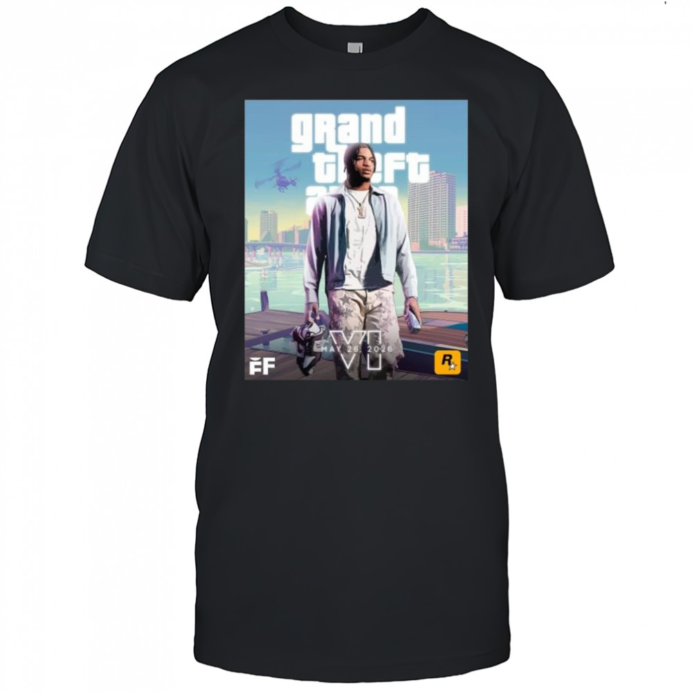 Ja’marr Chase – NFL player on the GTA VI cover May 26 2026 t-shirt