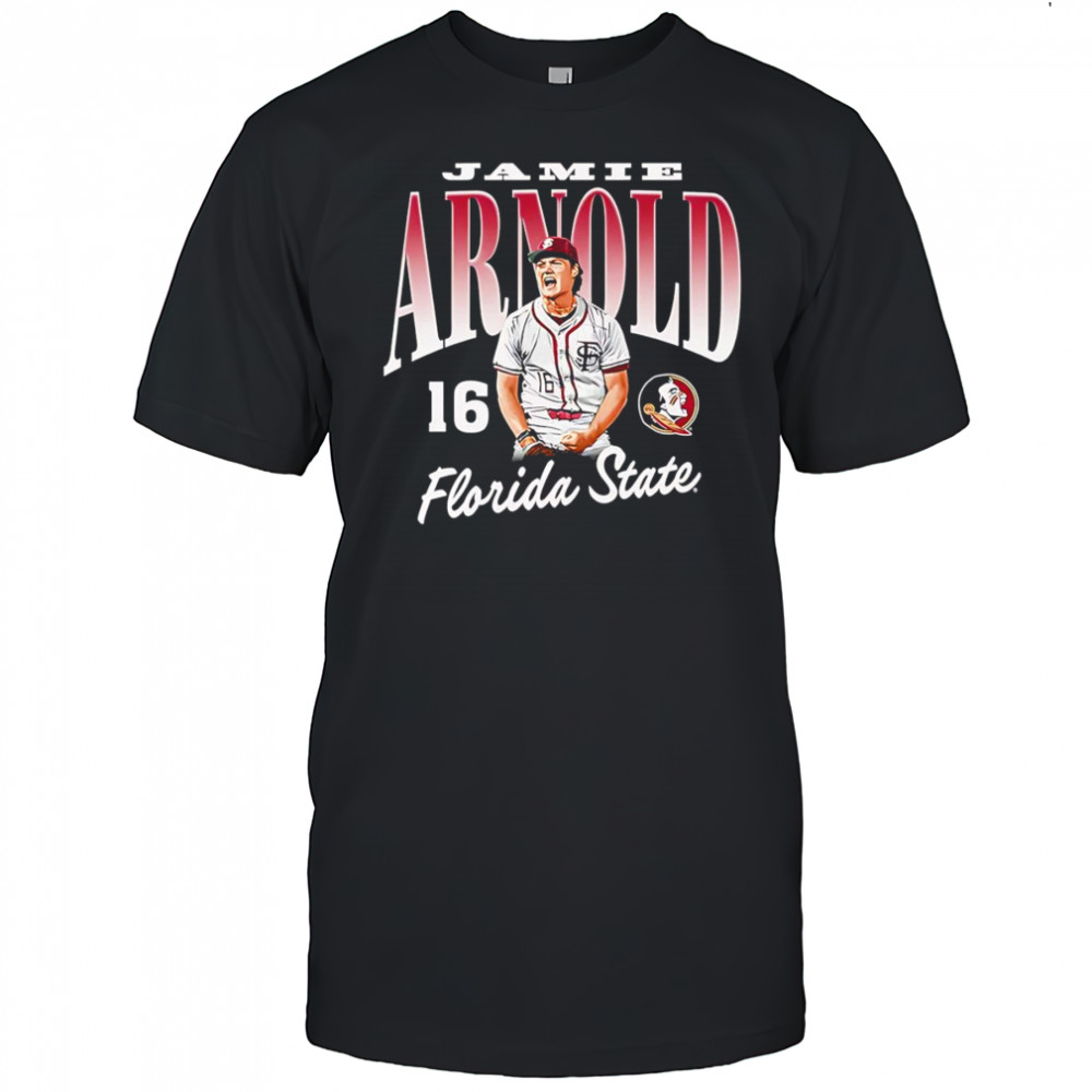 Jamie Arnold Florida State cartoon shirt