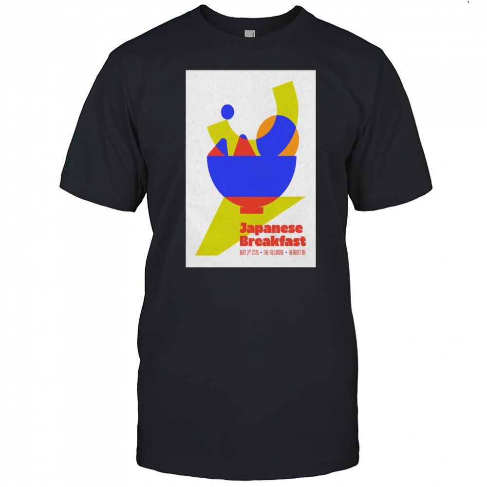 Japanese Breakfast The Fillmore Detroit MI May 3 2025 Show t-shirt