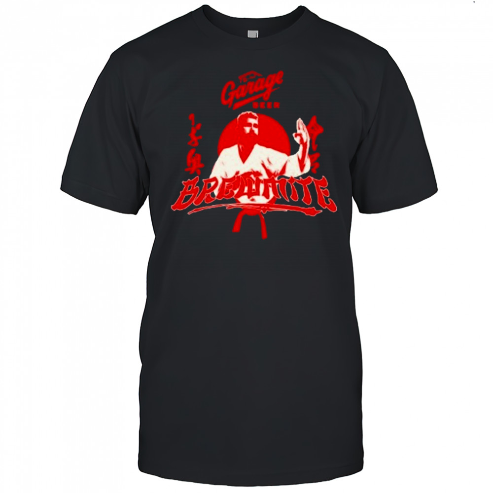 Jason Kelce Garage Beer Brewmite Japanese Karate T-shirt