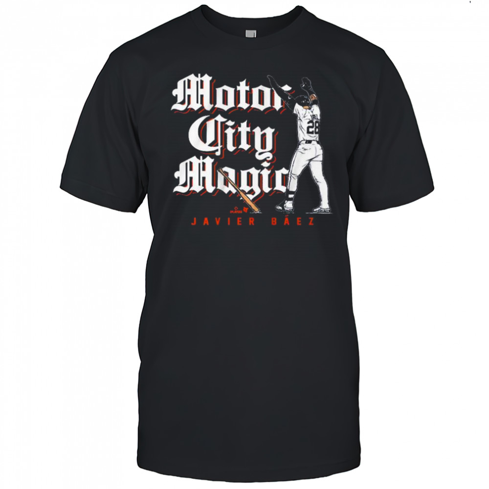 Javier Báez Motor City Magic Detroit Tigers MLB 2025 t-shirt