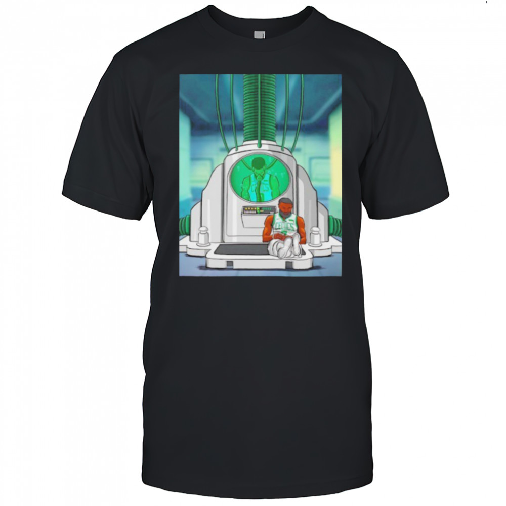 Jaylen Brown healing up Boston Celtics shirt