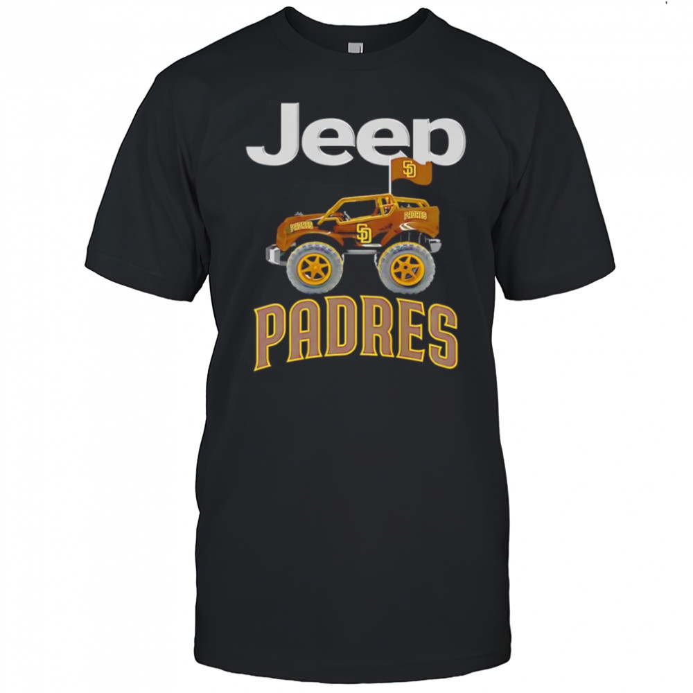 Jeep car San Diego Padres shirt