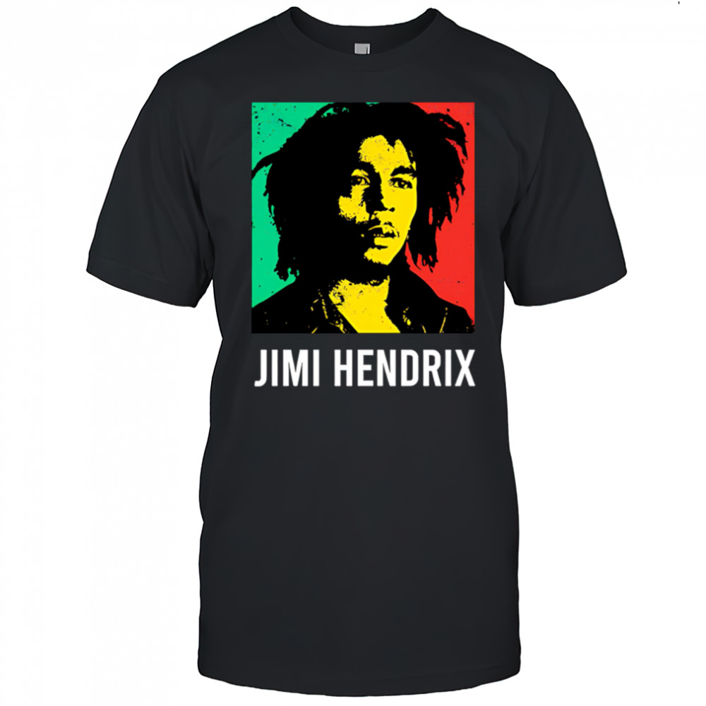 Jimi Hendrix Bob Marley shirt