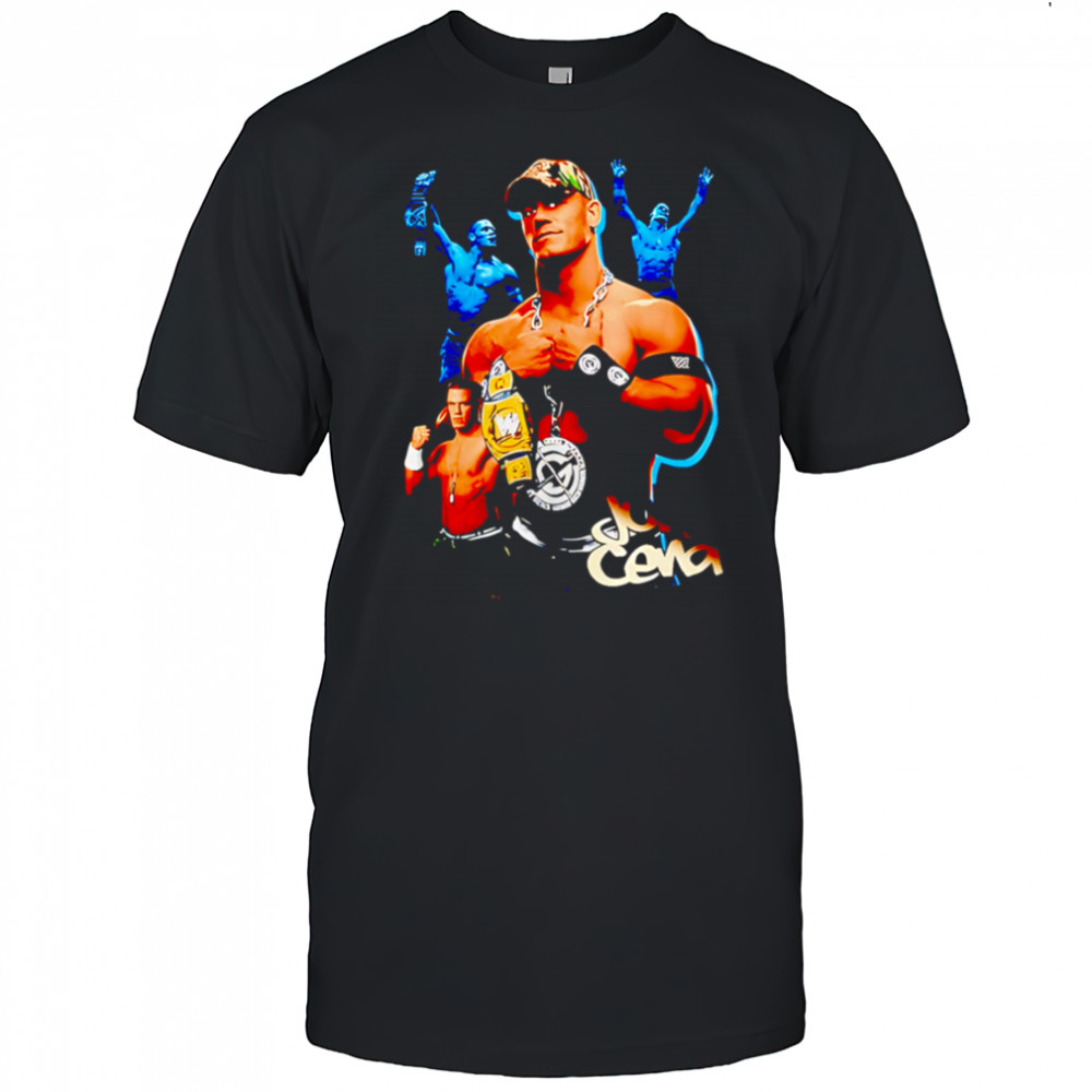 John Cena hustle loyalty respect graphic shirt