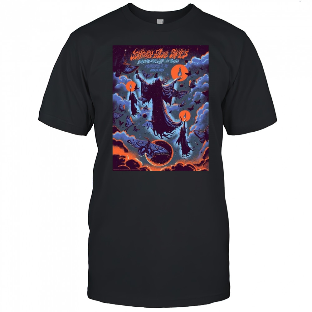 Johnny Blue Skies Asheville North Carolina 2025 Poster At Exploreasheville.com Arena On May 20 2025 Shirt
