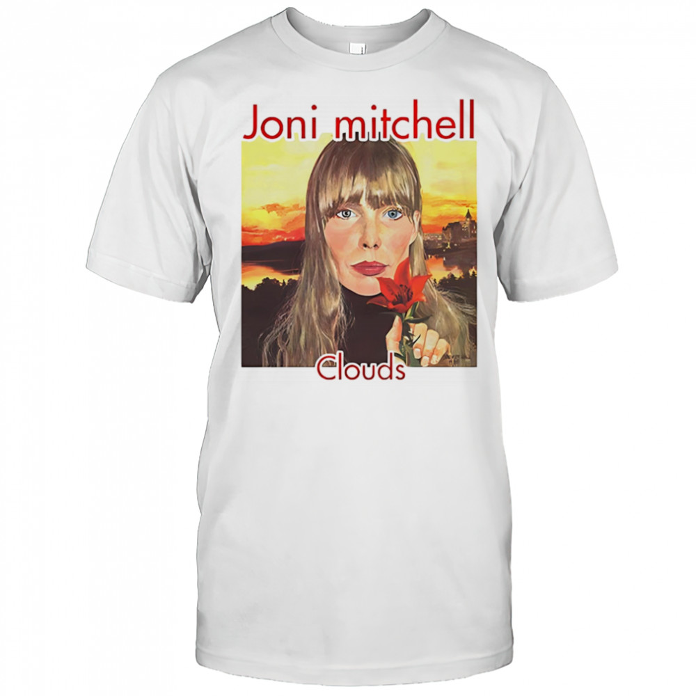 Joni Mitchell clouds shirt