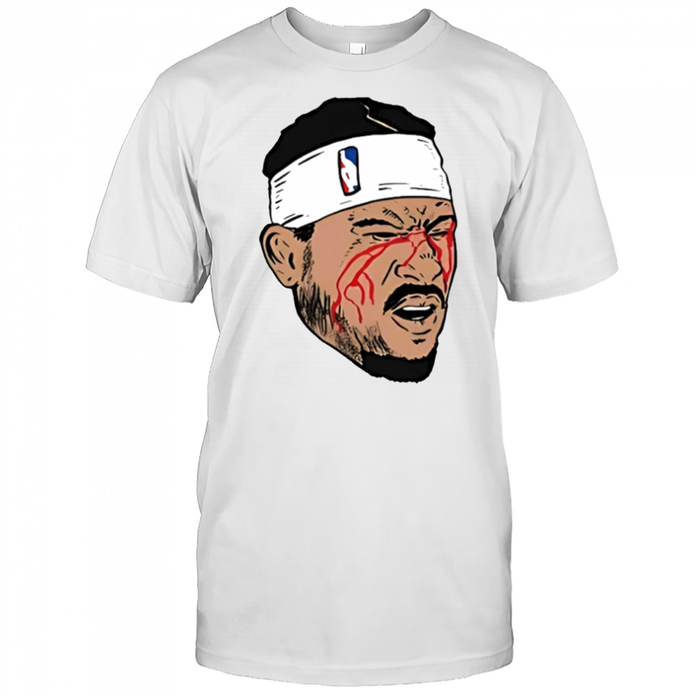 Josh Hart New York Knicks NBA Basketball Playoffs Blood 2025 shirt