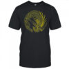 JTxPM 2 Peacock Long Sleeve Cotton Black Shirt