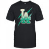 Jurassic World Rebirth Los Angeles Dodgers logo shirt