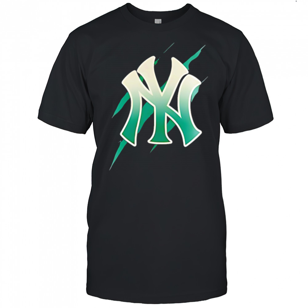 Jurassic World Rebirth New York Yankees logo shirt