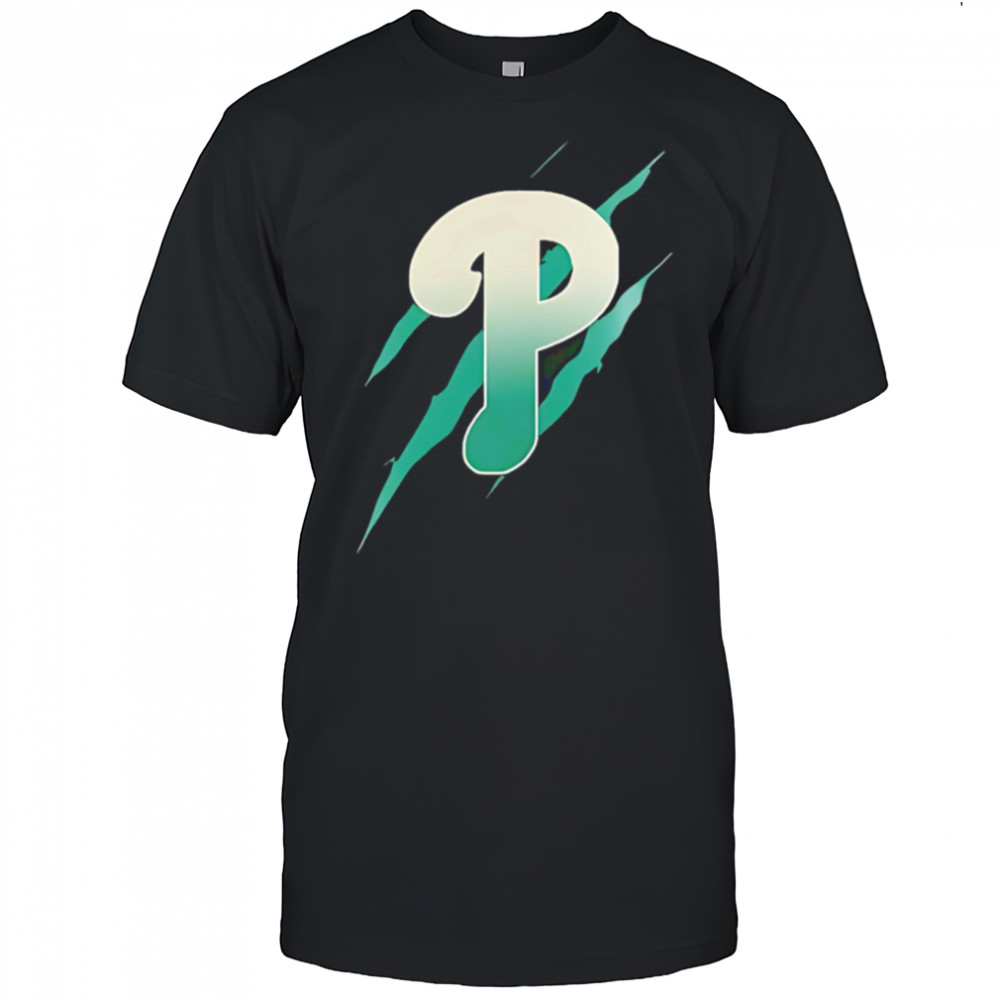 Jurassic World Rebirth Philadelphia Phillies logo shirt