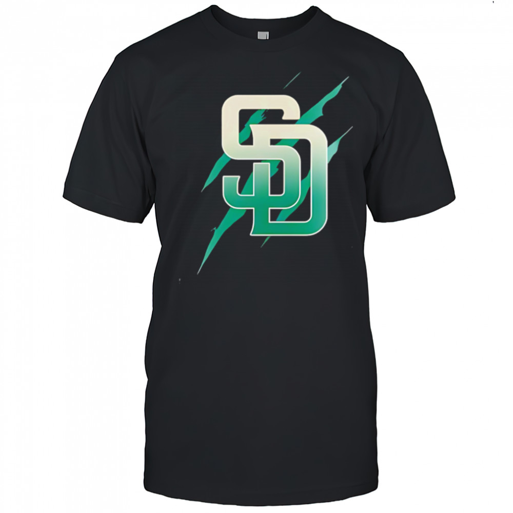 Jurassic World Rebirth San Diego Padres logo shirt
