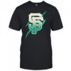 Jurassic World Rebirth San Francisco Giants logo shirt