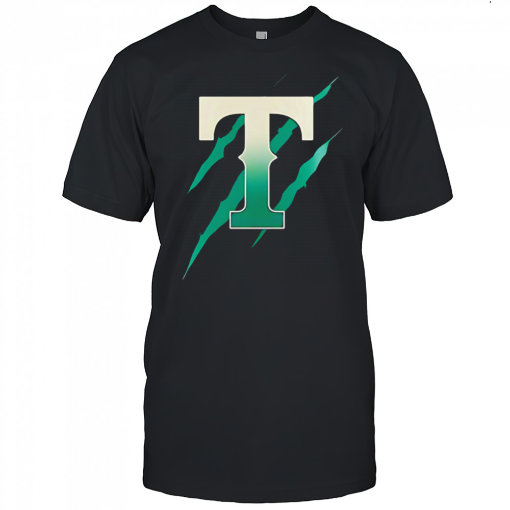 Jurassic World Rebirth Texas Rangers logo shirt