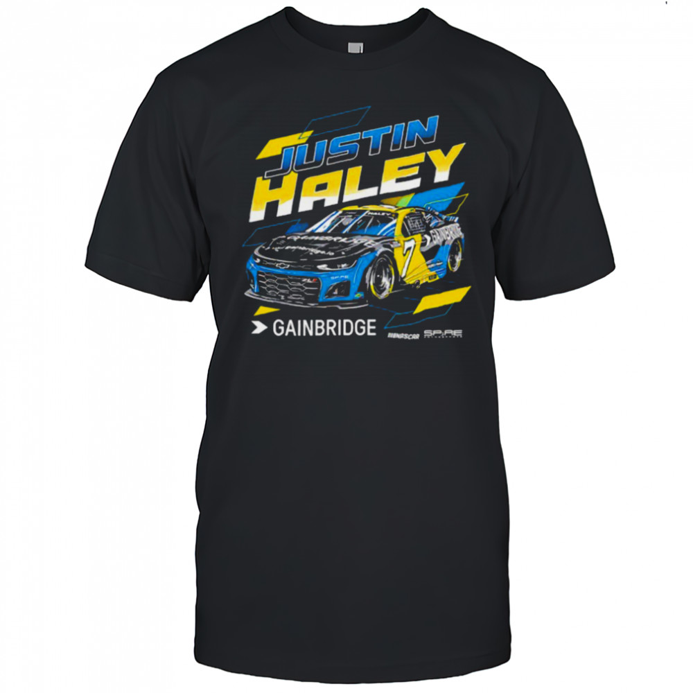 Justin Haley Gainbridge No 7 Chevrolet ZL1 for Spire Motorsports shirt