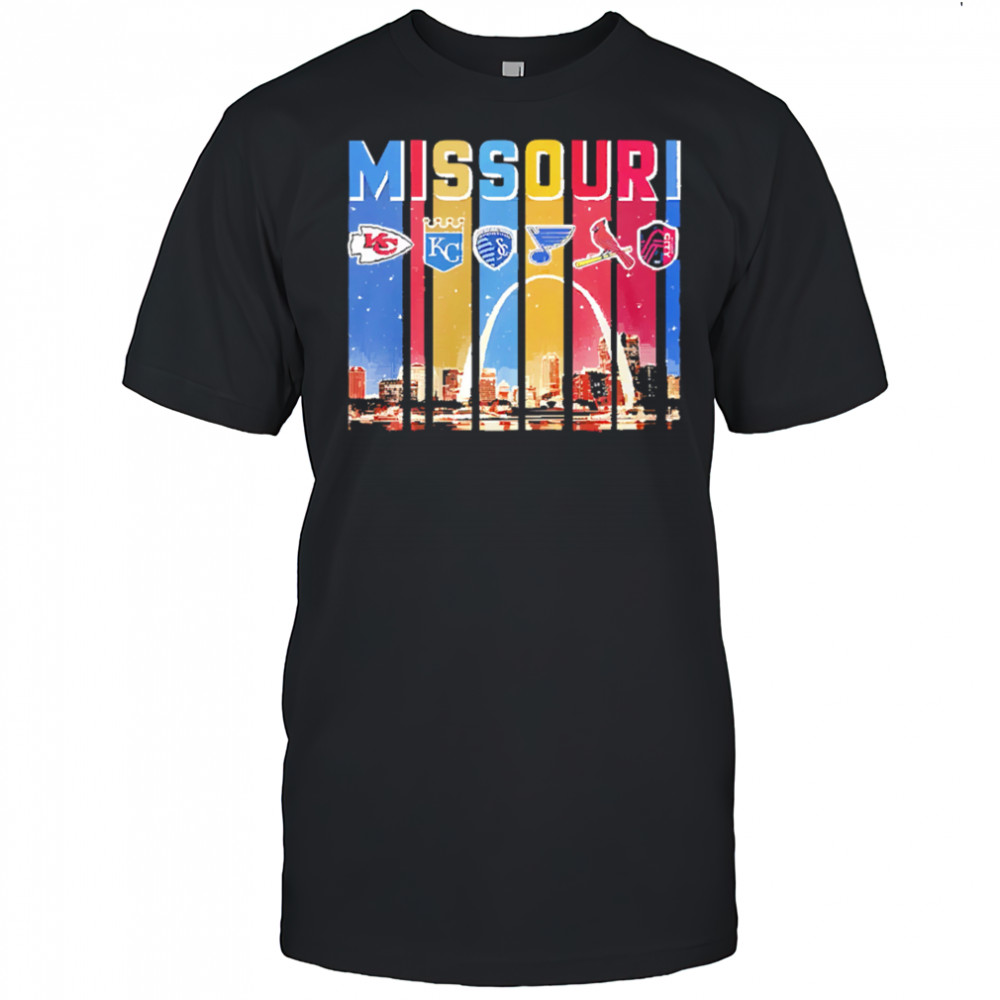 Kansas City Chiefs Royals St. Louis Cardinals Blues Sport City Missouri shirt