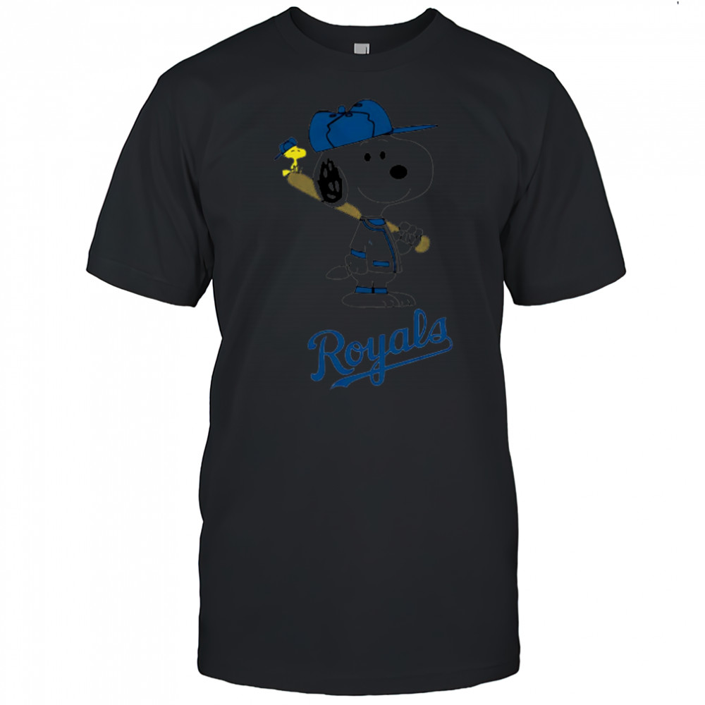 Kansas City Royals Snoopy Baseball funny cartoon shirt