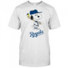 Kansas City Royals Snoopy Baseball funny cartoon shirt