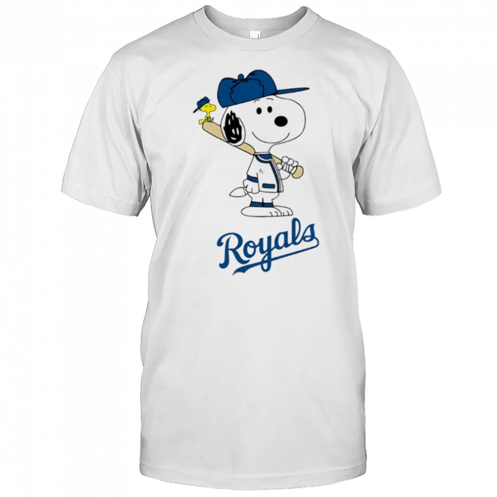 Kansas City Royals Snoopy Baseball funny cartoon shirt