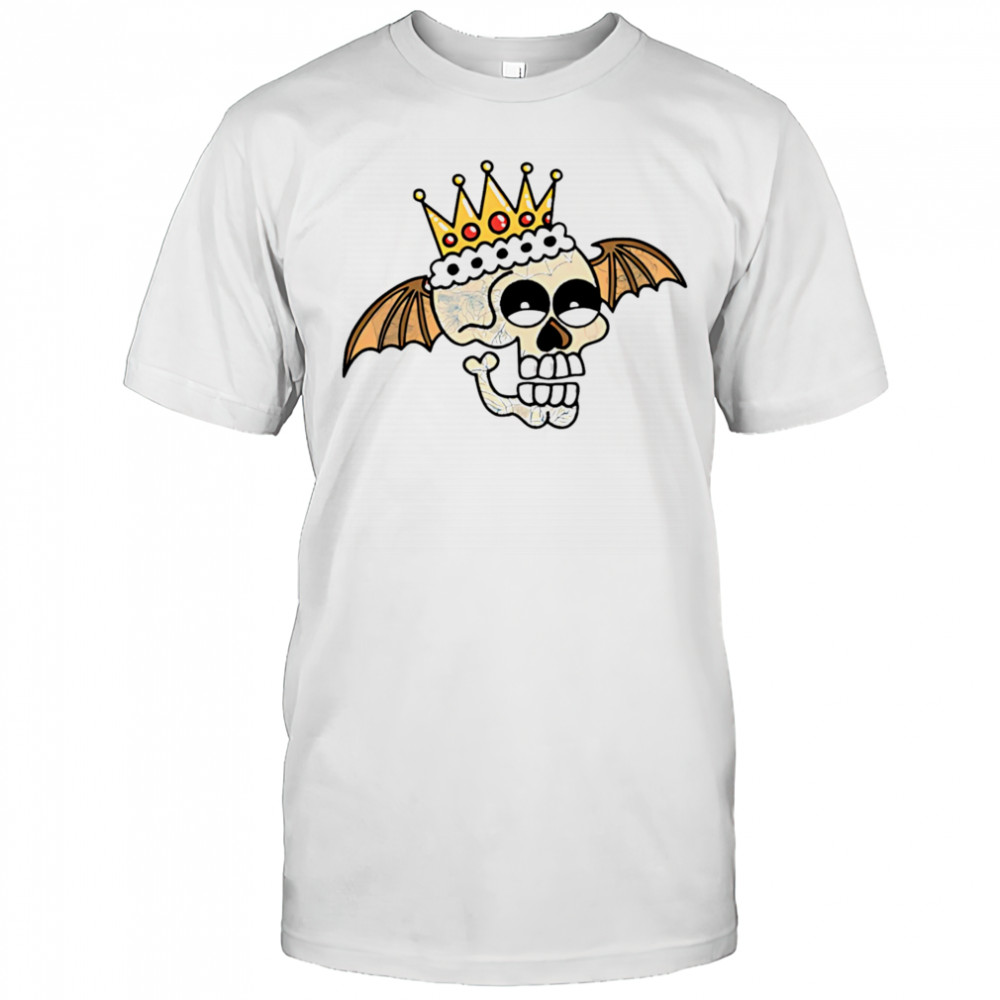 King Skull bat wings shirt
