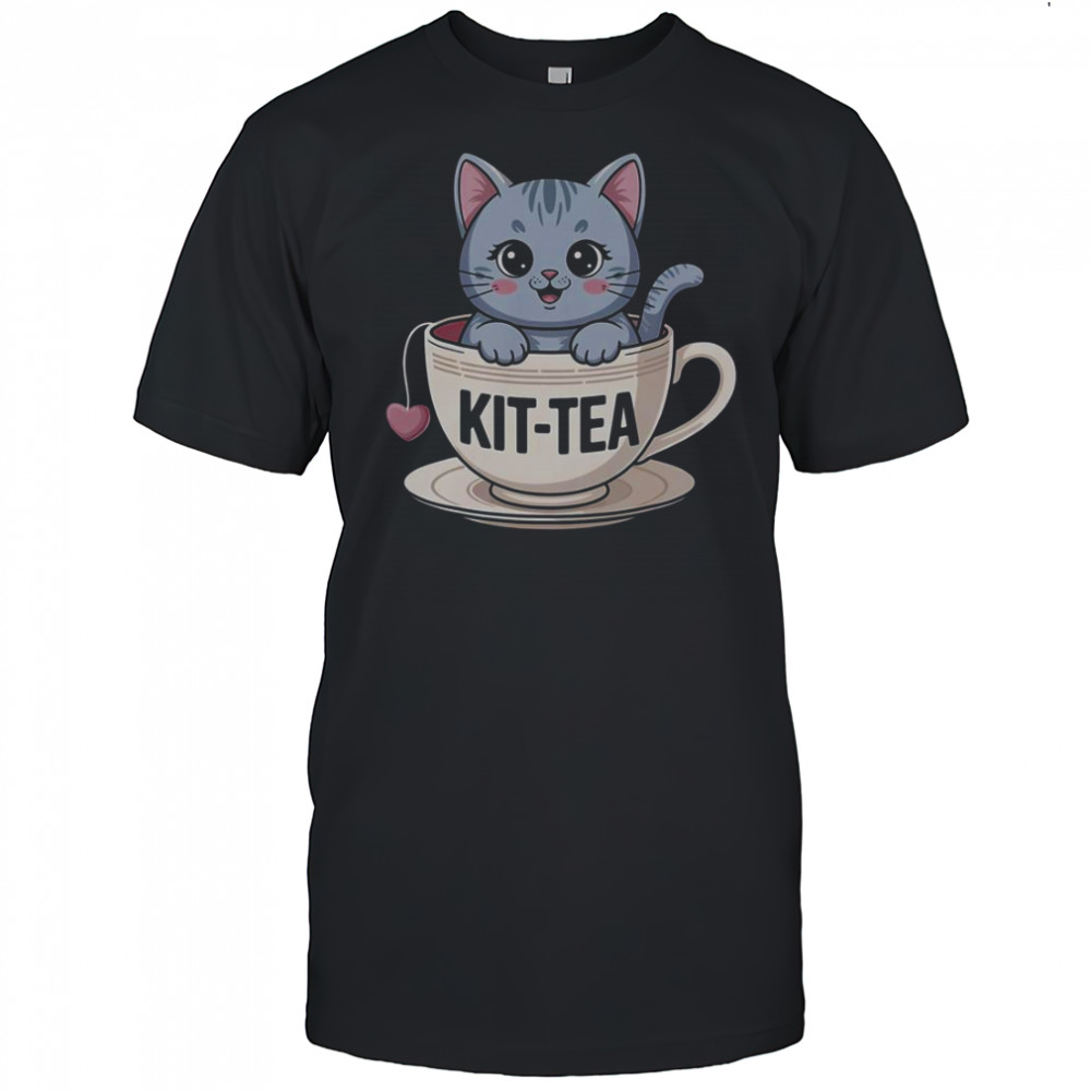 Kit-Tea Cat Tea T-Shirt