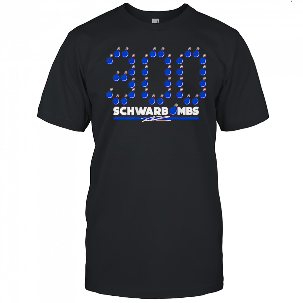 Kyle Schwarber 300 Schwarbombs shirt