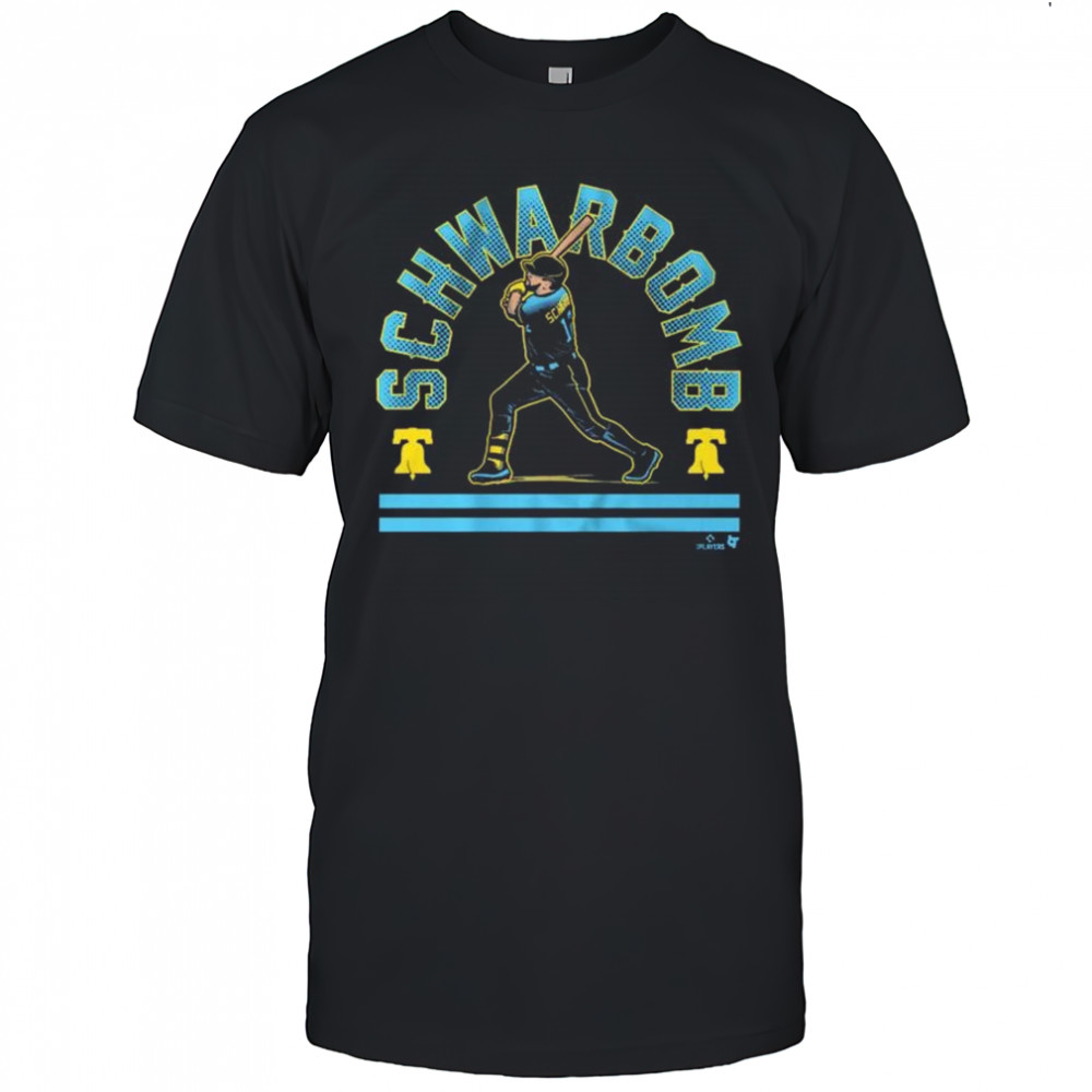 Kyle Schwarber Schwarbomb Philly City Edition Philadelphia Phillies t-shirt