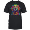 Labrador Retriever Dog Colorful Face Dog Lover Men Women shirt