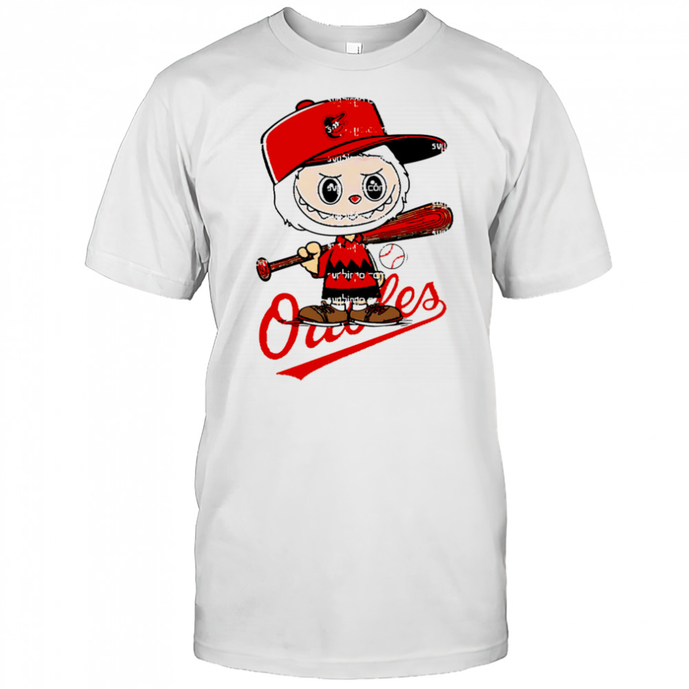 Labubu Charlie Brown Baltimore Orioles shirt