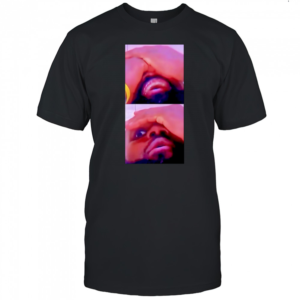 LeBron James funny expression shirt