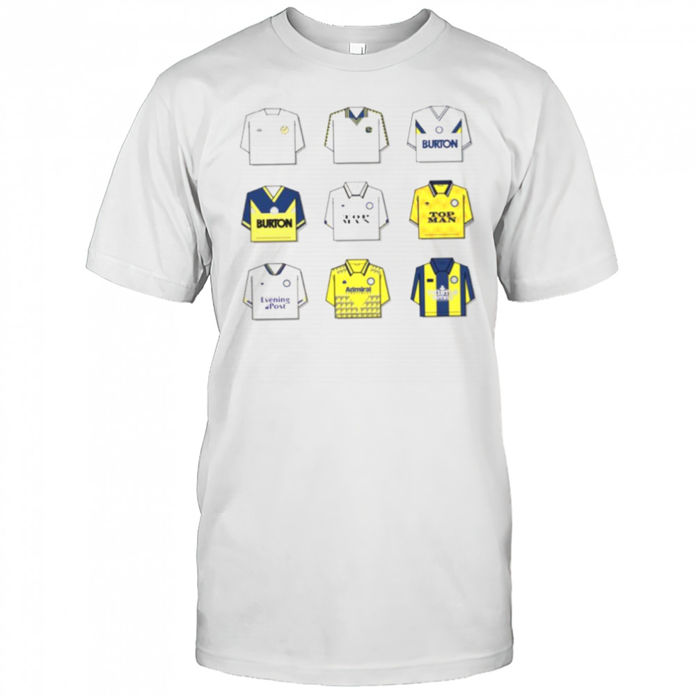 Leeds United FC tee history T shirt