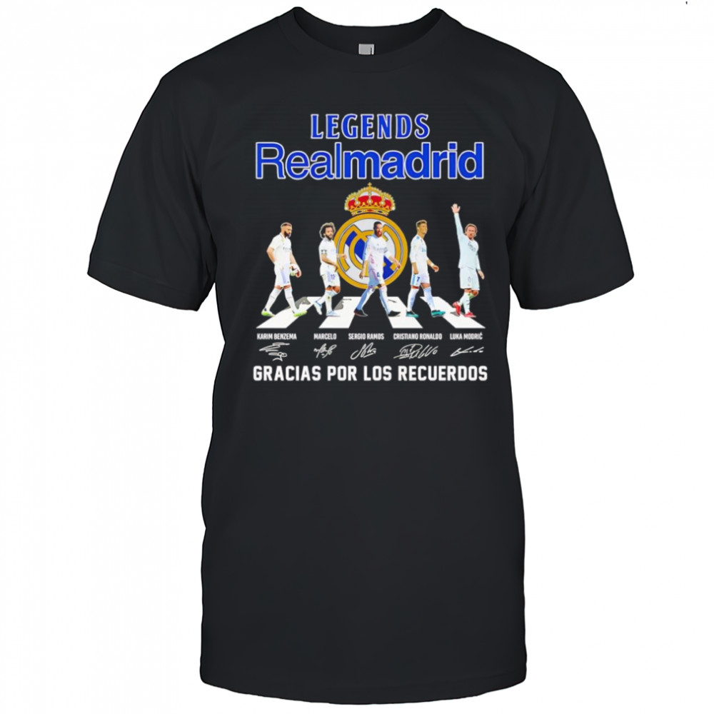 Legends Realmadrid gracias por los recuerdos shirt
