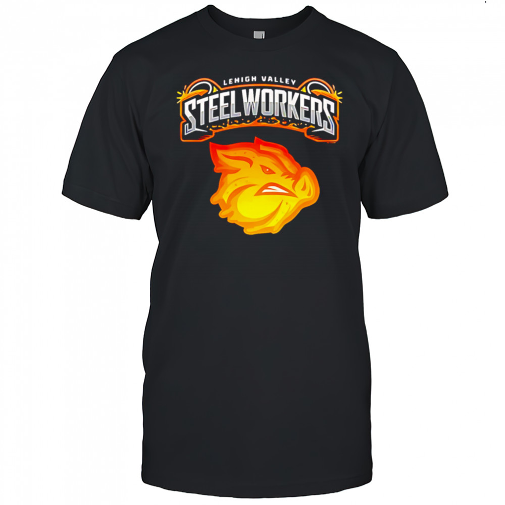 Lehigh Valley IronPigs Steelworker 2025 shirt