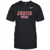 Liberty Flames Softball Praise Be To God JESUS WON shirt