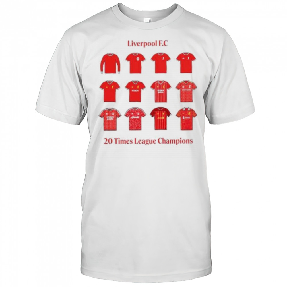 Liverpool FC 20 times league champions winners shirt