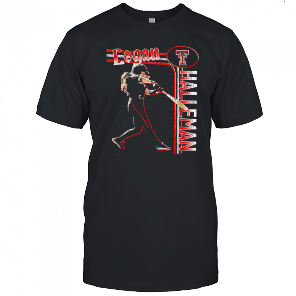 Logan Halleman Texas Tech retro shirt