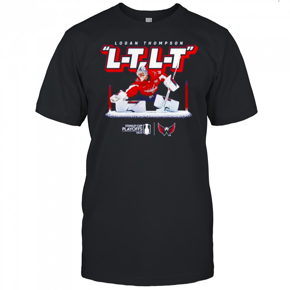 Logan Thompson Washington Capitals L-T L-T 2025 Stanley cup playoffs shirt