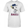 Los Angeles Angels Snoopy Baseball funny cartoon shirt
