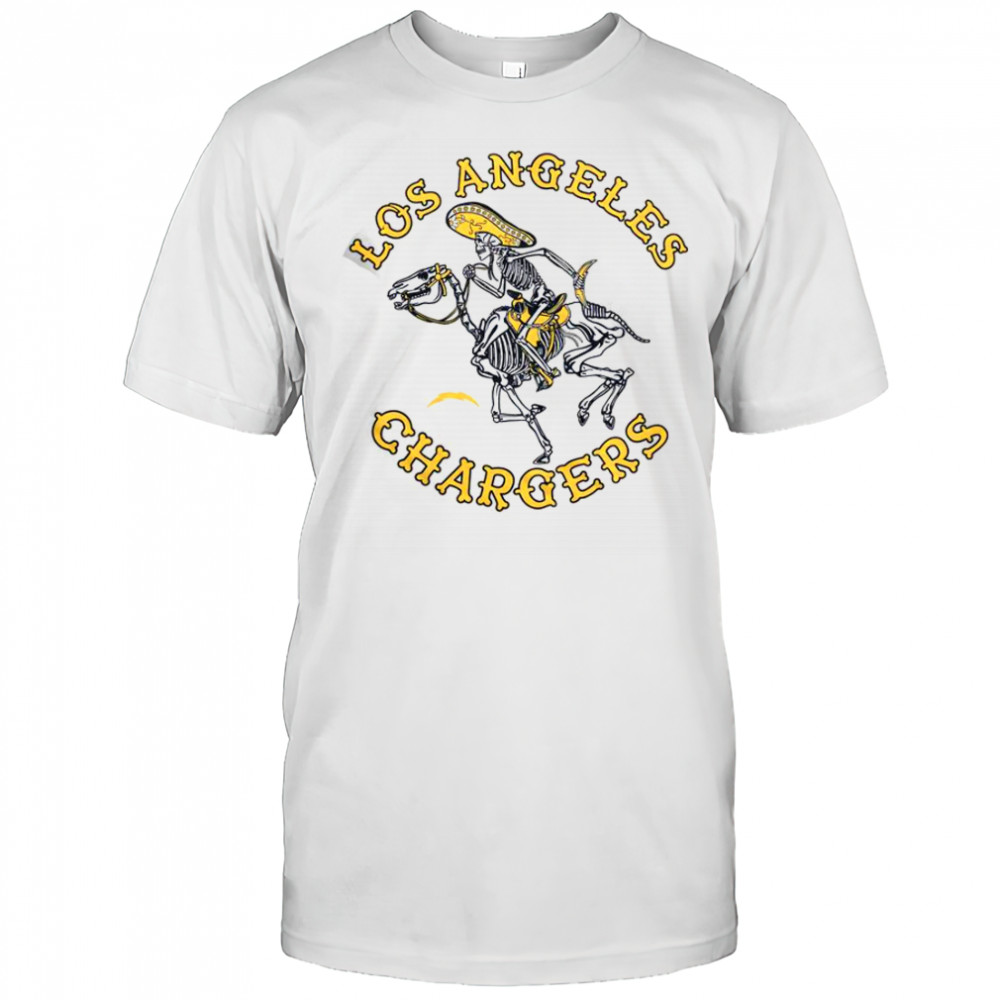 Los Angeles Chargers Dia De Los Muertos T-Shirt