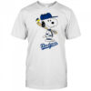 Los Angeles Dodgers Snoopy Baseball funny cartoon shirt