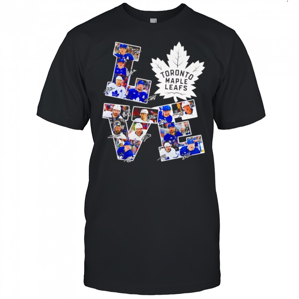 Love Toronto Maple Leafs signature shirt