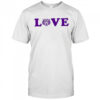 LSU Tigers love purple shirt
