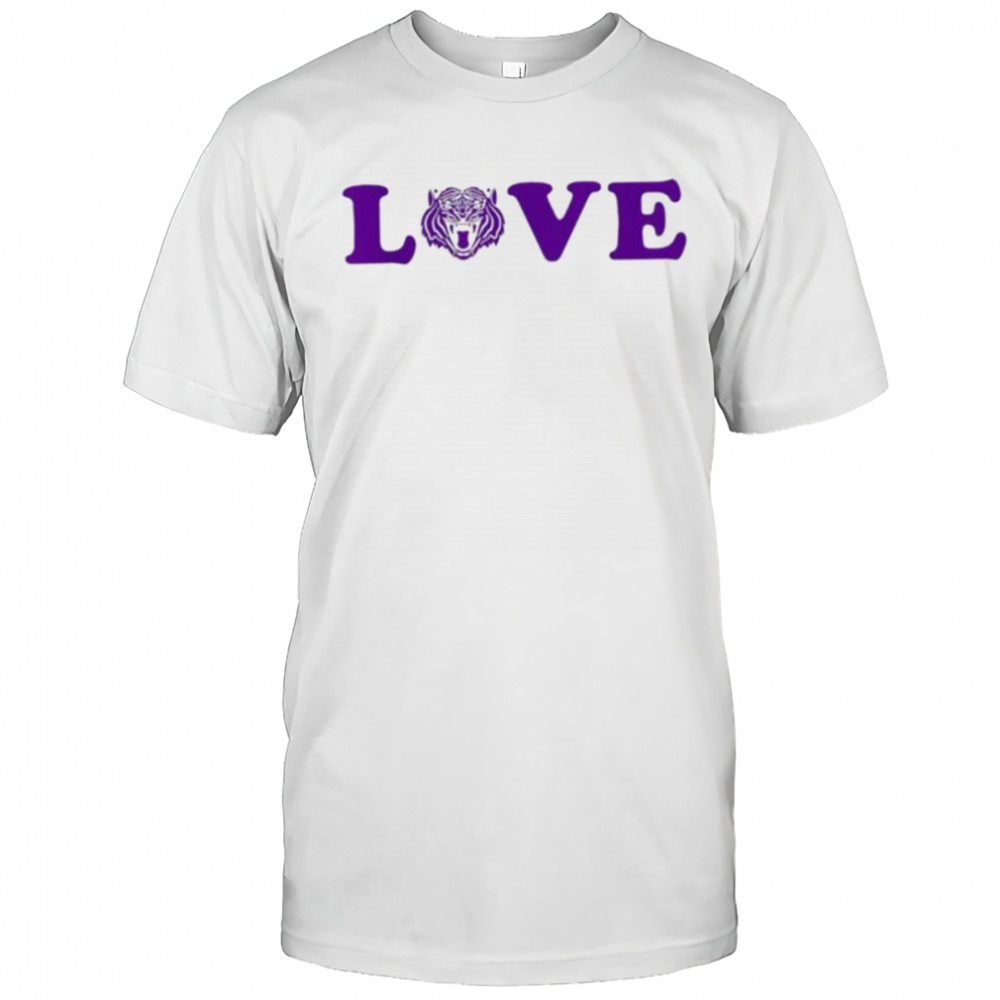 LSU Tigers love purple shirt